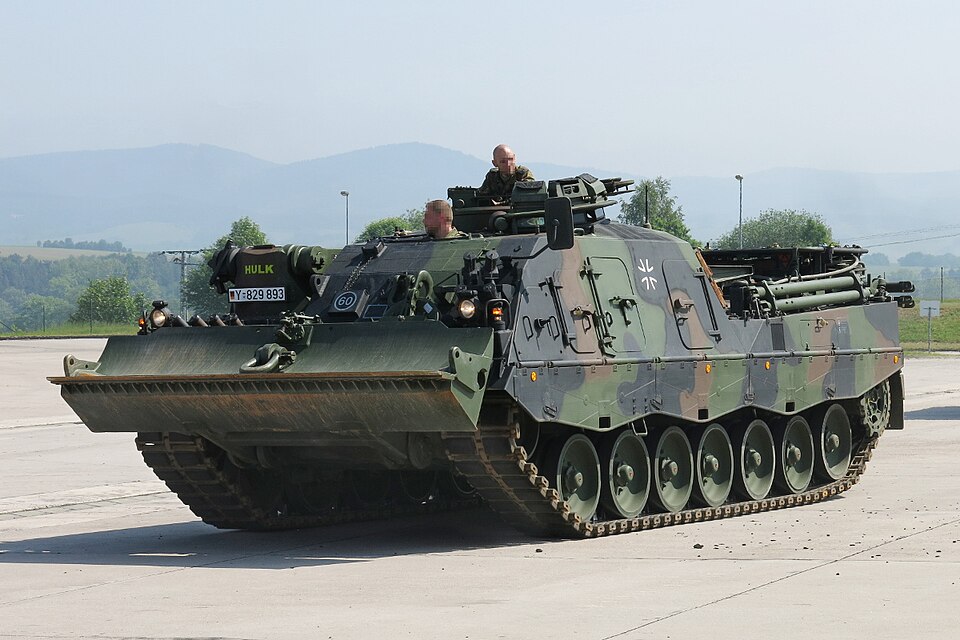 Bergepanzer 3 „Büffel“ der Pioniertruppe der Bundeswehr, Bad Salzungen 2016.